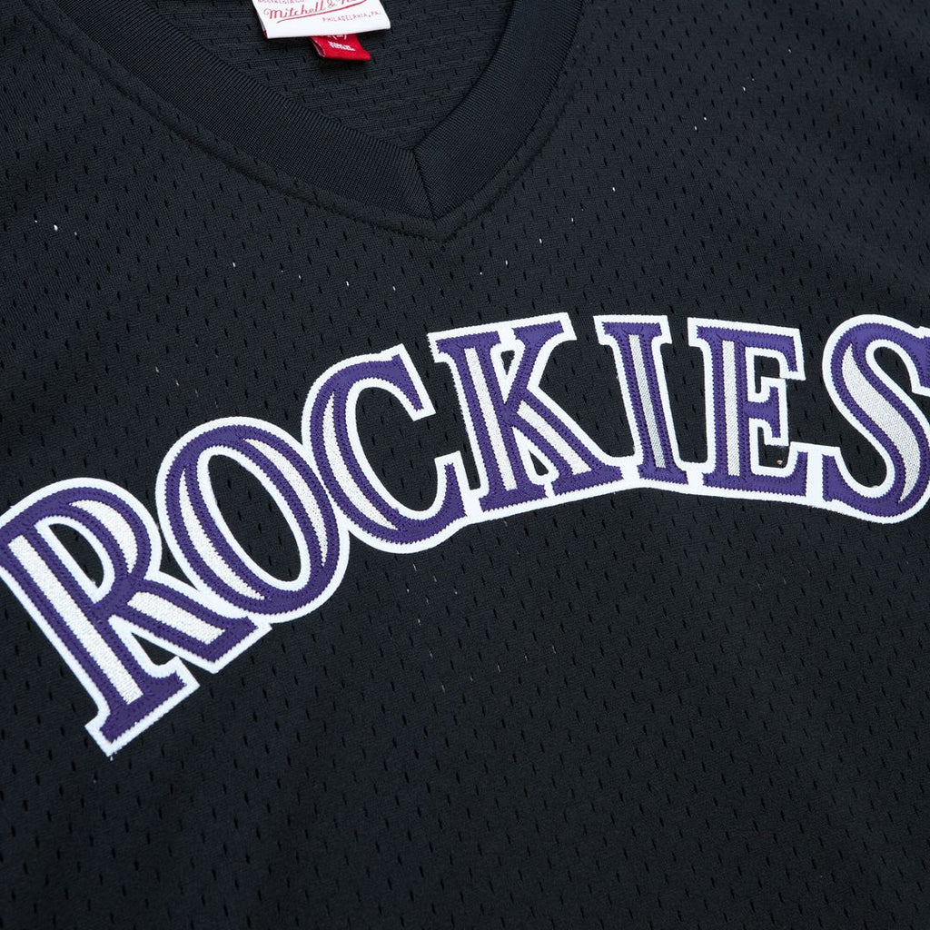 Colorado Rockies Mitchell & Ness Black Authentic MLB Jersey