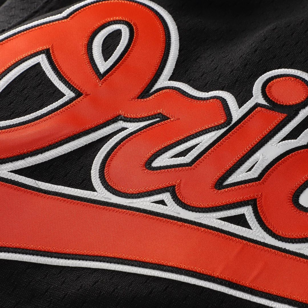 Baltimore Orioles Mitchell & Ness Black Authentic MLB Jersey