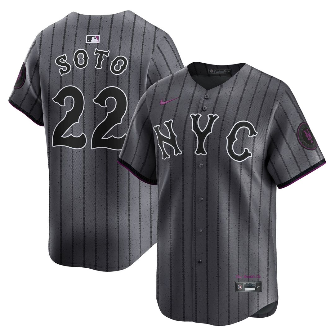 New York Mets Nike Gray MLB baseball jersey