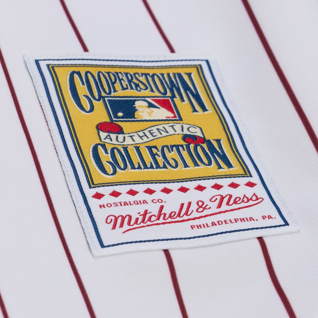 Philadelphia Phillies Mitchell & Ness White Authentic MLB Jersey