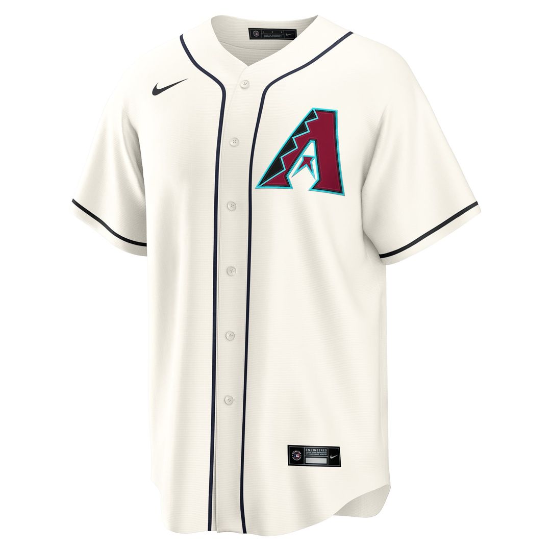 Arizona Diamondbacks Nike Cream Replica MLB Jersey