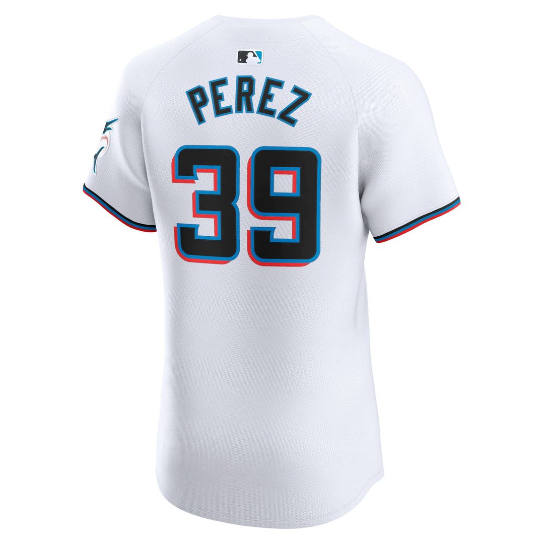 Miami Marlins Nike White Authentic MLB Jersey