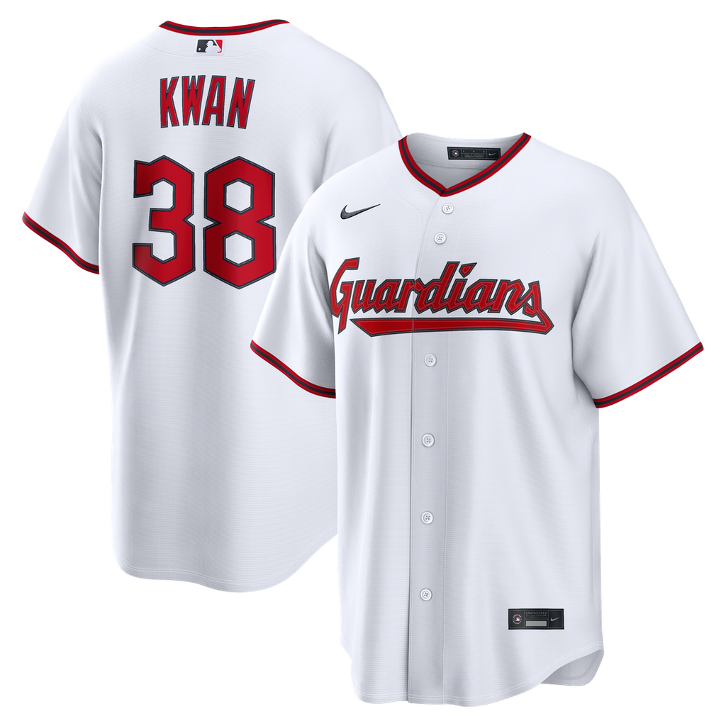 Cleveland Guardians Nike White Replica MLB baseball jersey