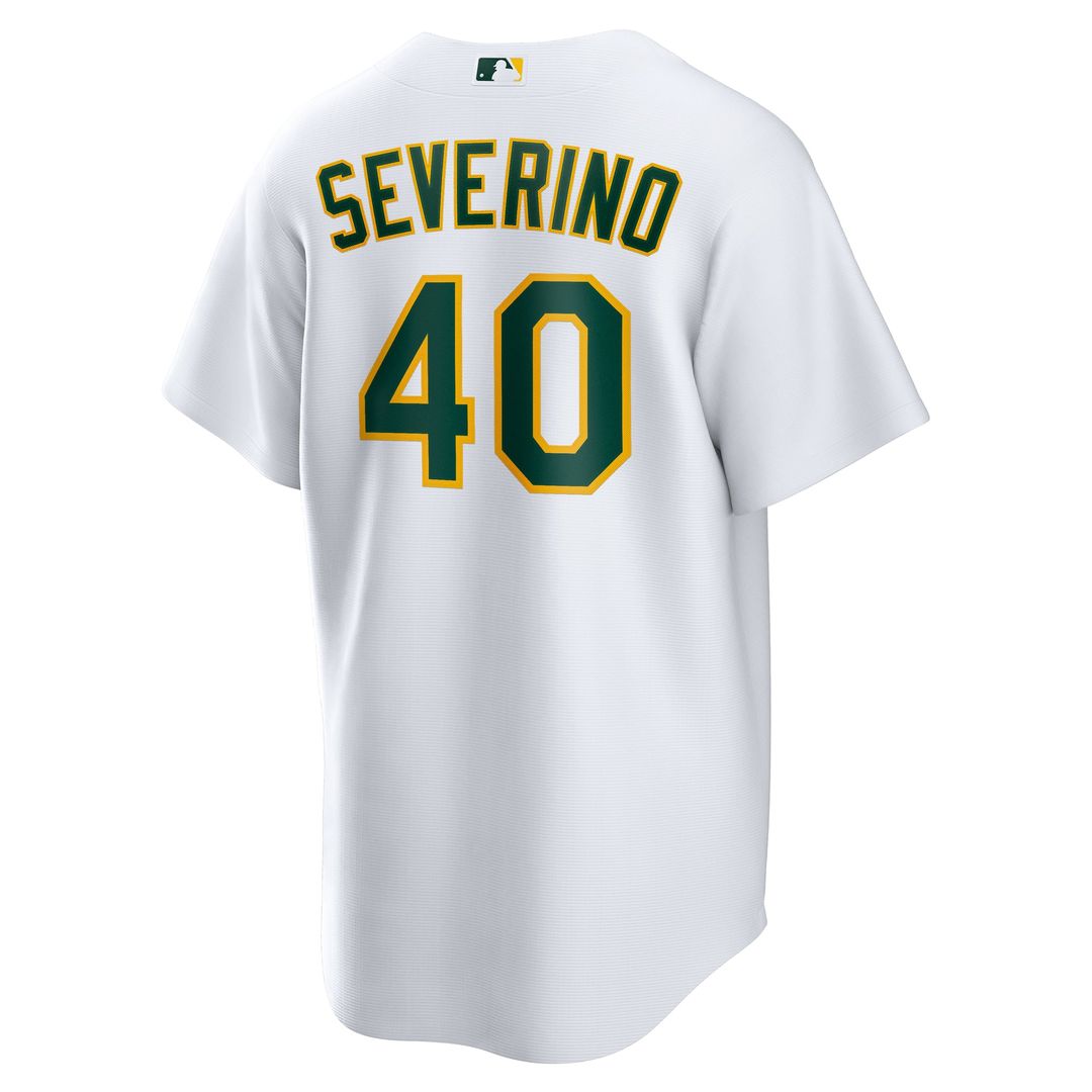 Athletics Nike White Replica MLB Jersey