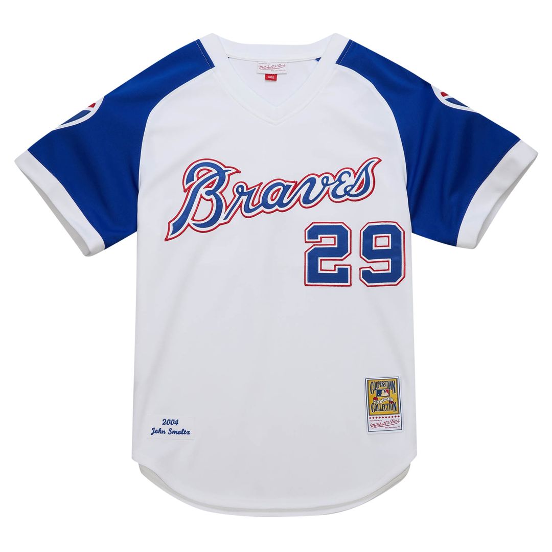 Atlanta Braves Mitchell & Ness White Authentic MLB Jersey