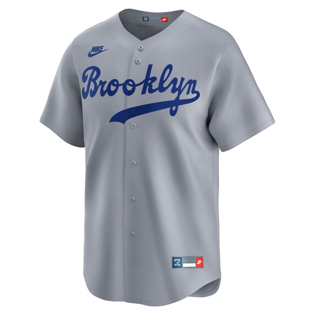 Brooklyn Dodgers Nike Gray MLB Jersey