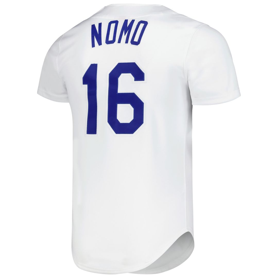 Los Angeles Dodgers Mitchell & Ness White Authentic MLB Jersey