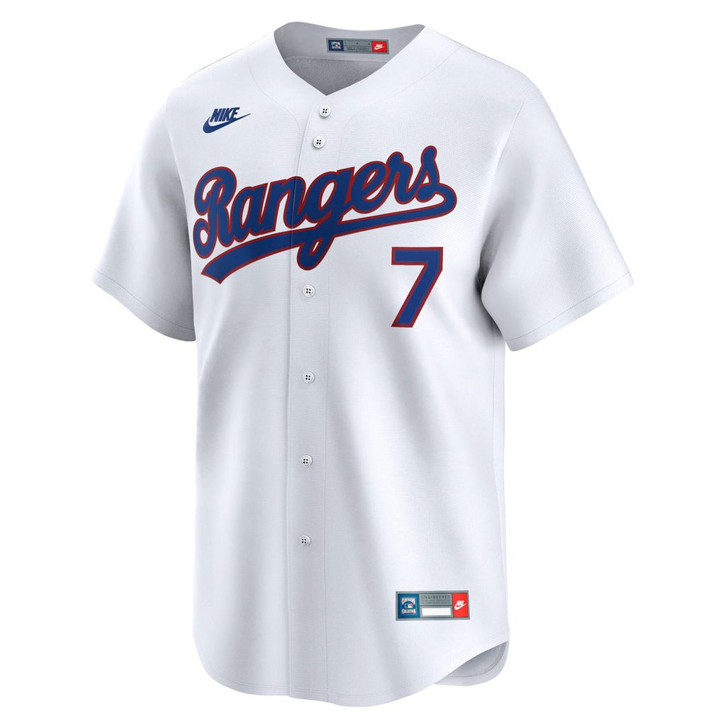 Texas Rangers Nike White MLB Jersey