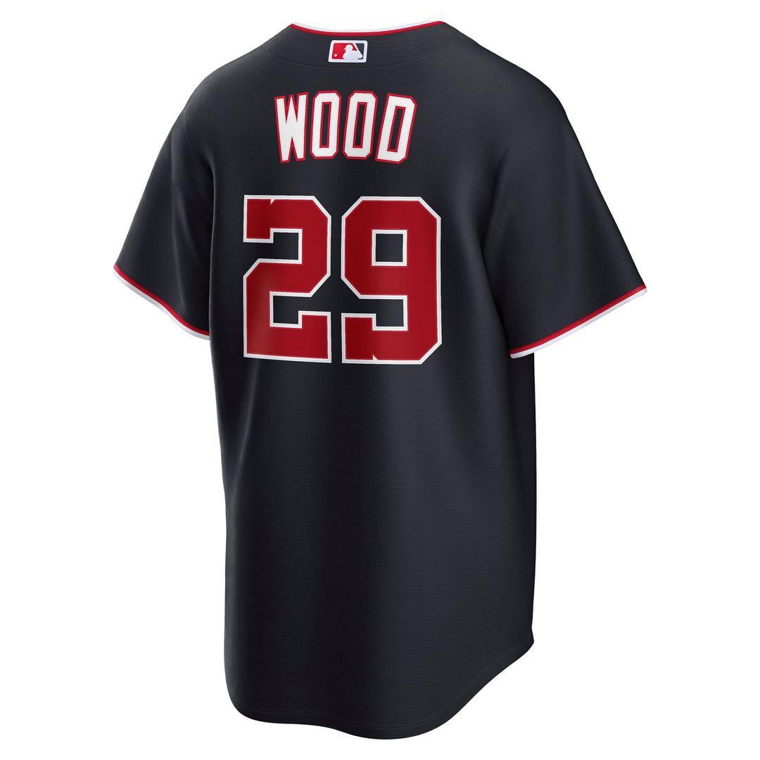 Washington Nationals Nike Navy Replica MLB Jersey