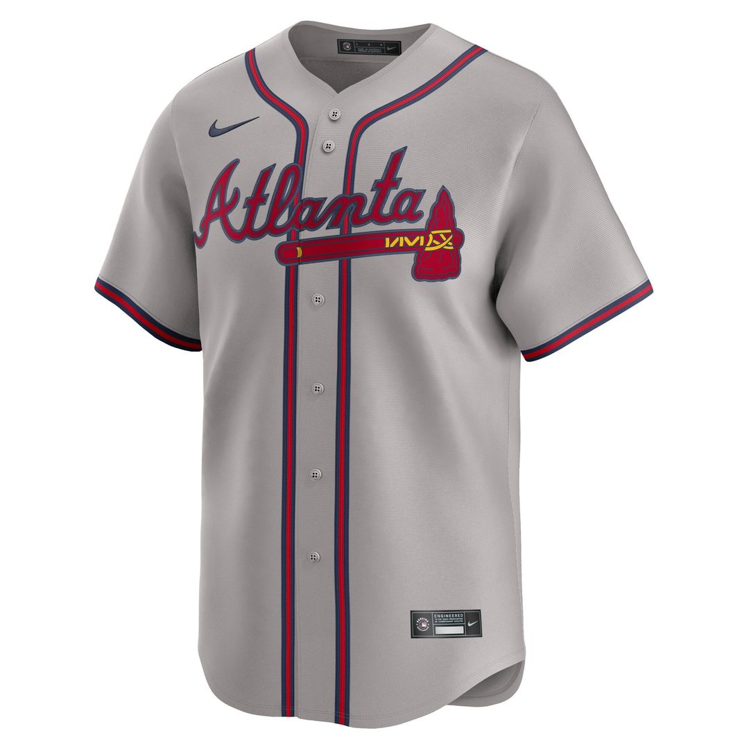 Atlanta Braves Nike Gray MLB Jersey