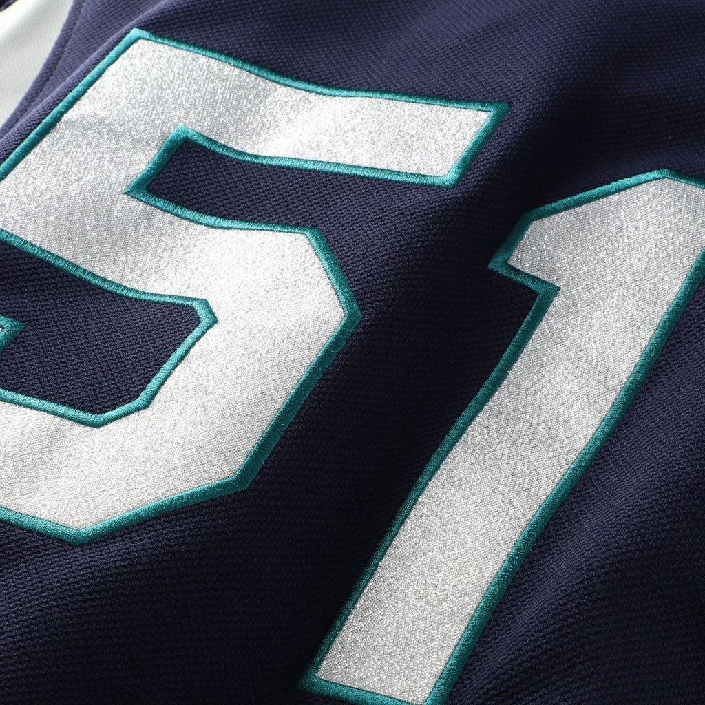 Seattle Mariners Mitchell & Ness Navy MLB Jersey