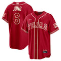 Texas Rangers Nike Red MLB baseball jersey