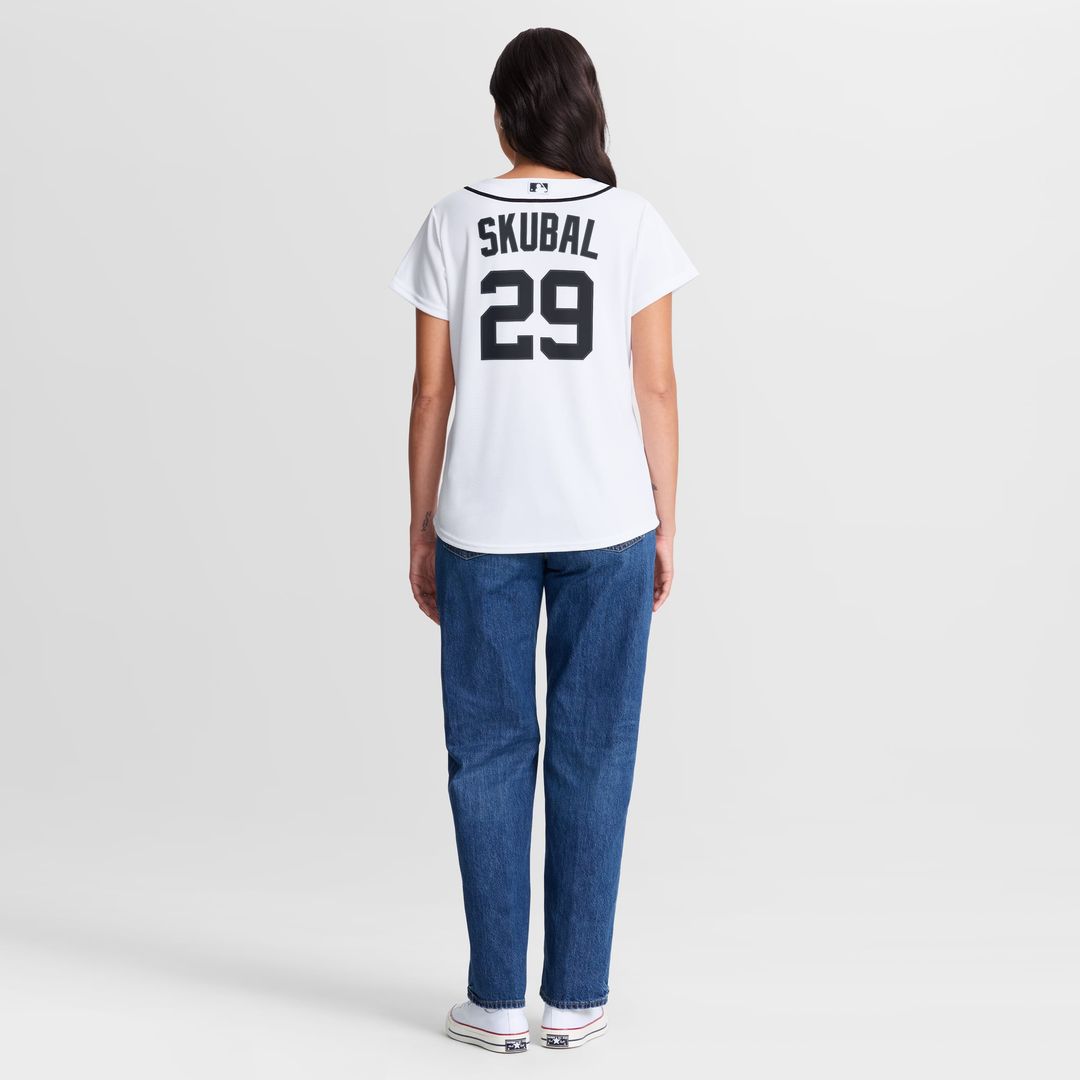 Detroit Tigers Nike White Replica MLB Jersey
