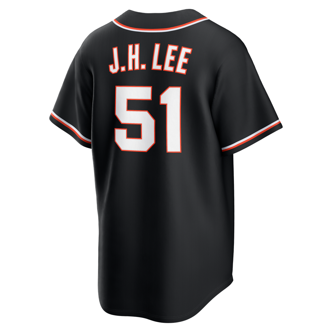 San Francisco Giants Nike Black Replica MLB Jersey