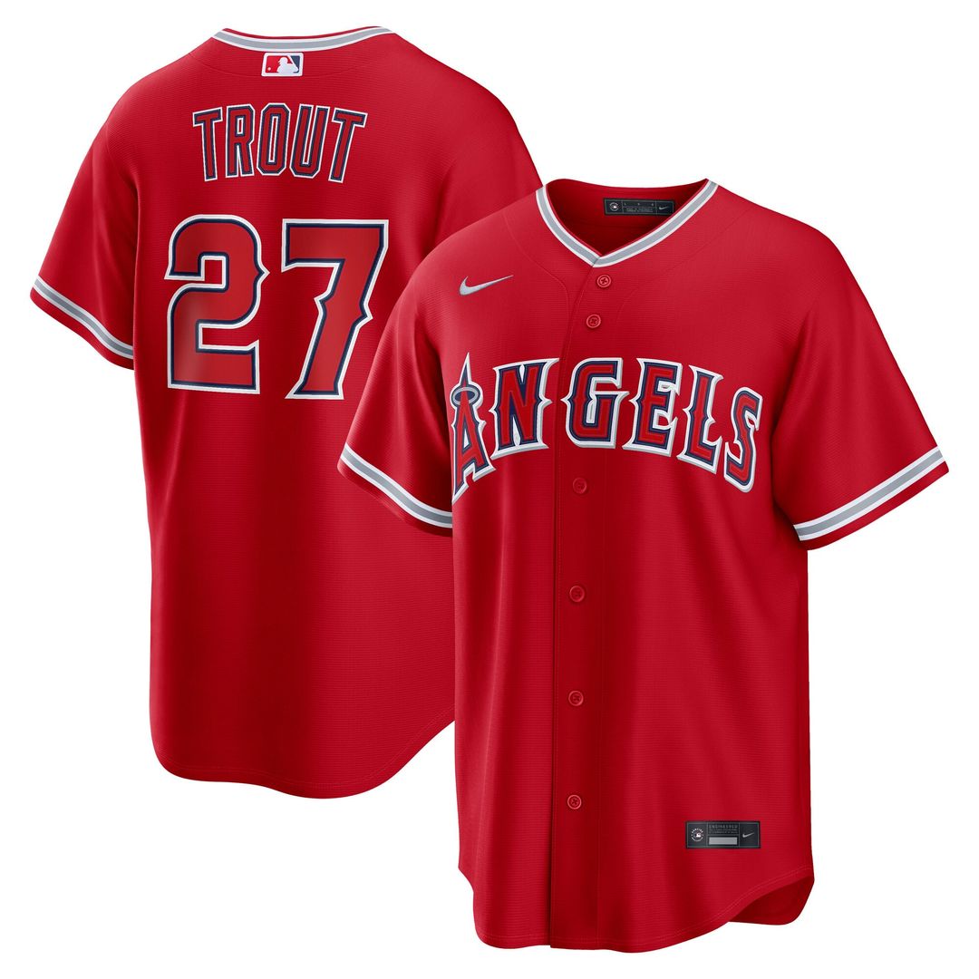 Los Angeles Angels Nike Gray Replica MLB Jersey