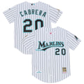 Florida Marlins Mitchell & Ness White Authentic MLB baseball jersey