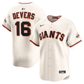 San Francisco Giants Nike Cream Authentic MLB baseball jersey