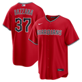 Cleveland Guardians Nike Red Replica MLB baseball jersey