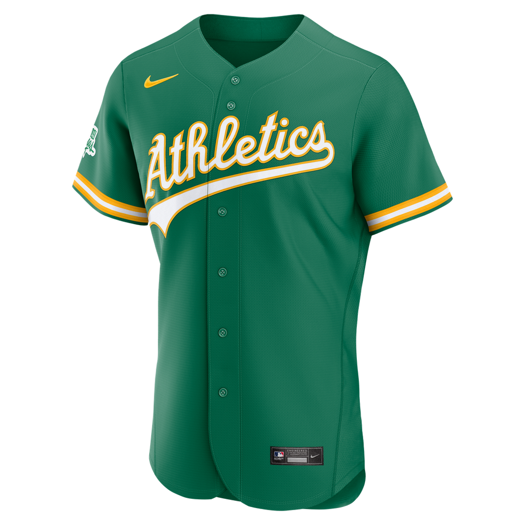 Athletics Nike Green Authentic MLB Jersey