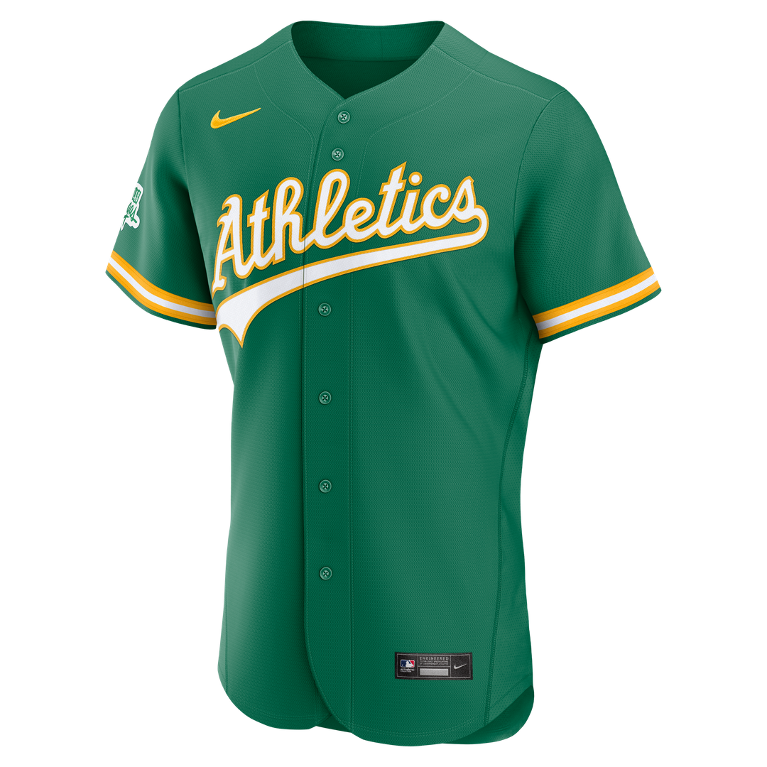 Athletics Nike Green Authentic MLB Jersey
