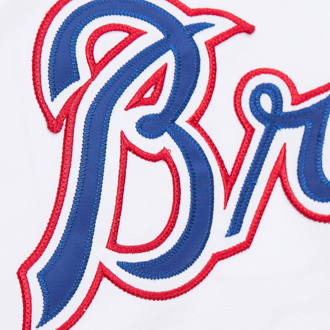 Atlanta Braves Mitchell & Ness White Authentic MLB Jersey