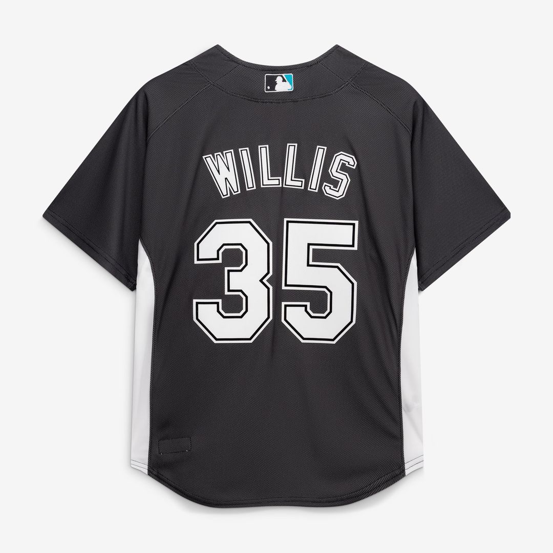 Florida Marlins Mitchell & Ness Black Authentic MLB Jersey