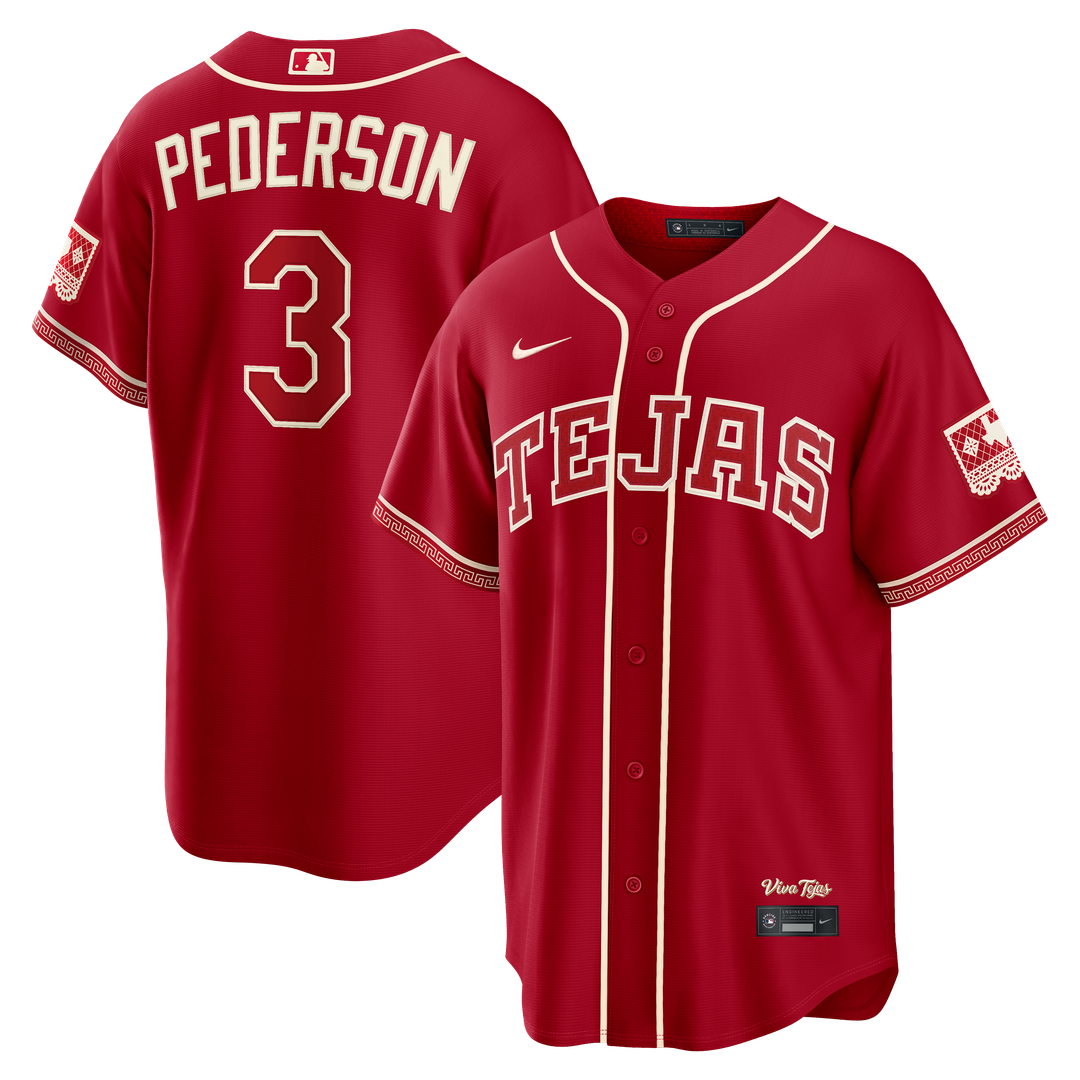 Texas Rangers Nike Red MLB baseball jersey