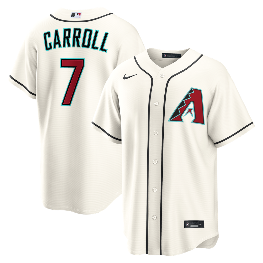 Arizona Diamondbacks Nike Cream Replica MLB baseball jersey
