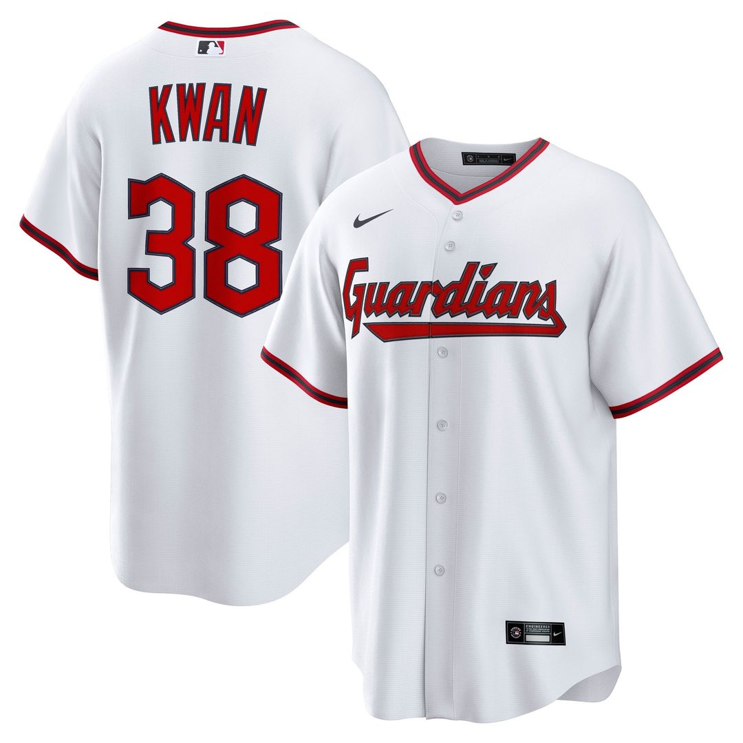 Cleveland Guardians Nike White Replica MLB baseball jersey