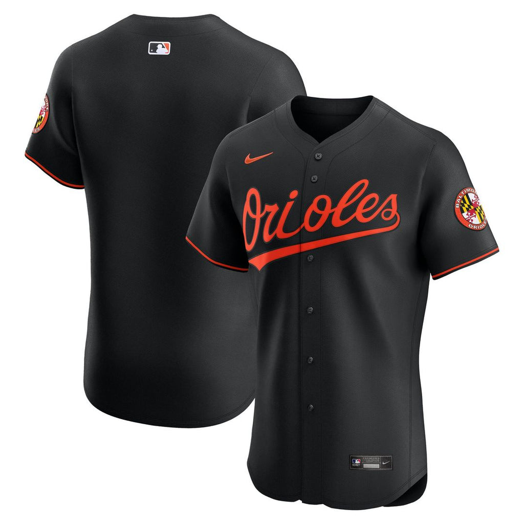 Baltimore Orioles Nike Black Authentic MLB baseball jersey